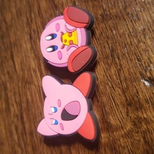 Kirbys Croc Charm Jibbitz Shoe Charm two pack